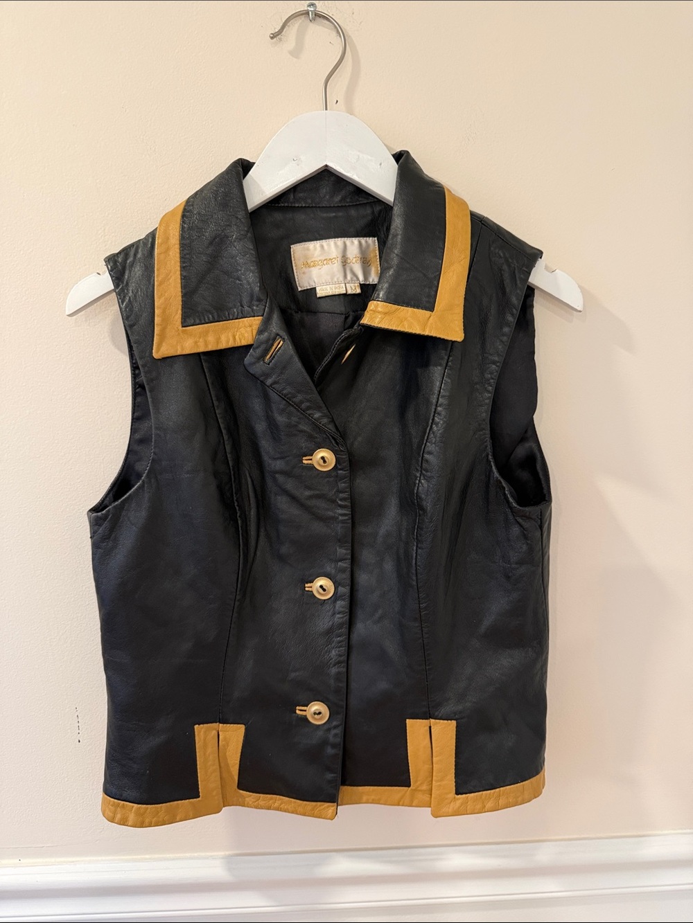 Leather Margaret Godfrey vest
